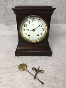 SETH THOMAS ANTIQUE CITY SERIES WALES MODEL MANTEL MANTLE CLOCK CIRCA-1904