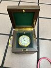 BULOVA Accutron Navigator Mark II 1967 Ship's Chronometer Wood Box Cover -Tested