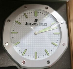 Audemars Piguet Rare, Wall Clock, Royal Oak, Silver Dial, Quartz