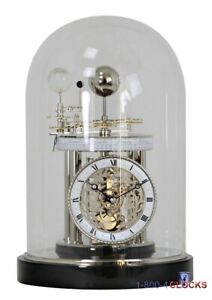 Hermle 22836742987 Astrolabium II Mantel & Table Clock - Black Piano