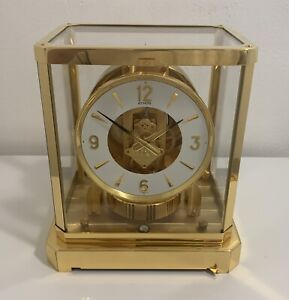 Beautiful-Mint! Serviced! 1982 Jaeger LeCoultre ATMOS 528-8 Clock- Working!