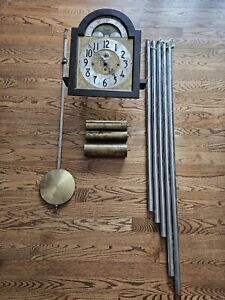 Colonial By Hershede 5 Tube Tubular Grandfather Clock Kit Model 1219 WWI Era
