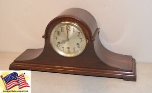 New ListingRESTORED SETH THOMAS ANTIQUE WESTMINSTER CHIME CLOCK NO. 92-1926 IN MAHOGANY