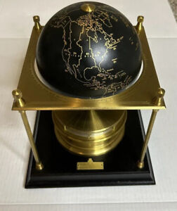 Royal Geographical Society IMHOF World Clock 15 Jewel 1979 Swiss 8d CLEAN RUNS
