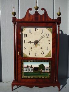 SETH THOMAS PILLAR AND SCROLL CLOCK - circa 1820