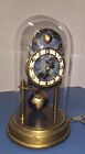 Rare Unusual Kaiser Universe Moon Dial & Globe German Anniversary Clock Working