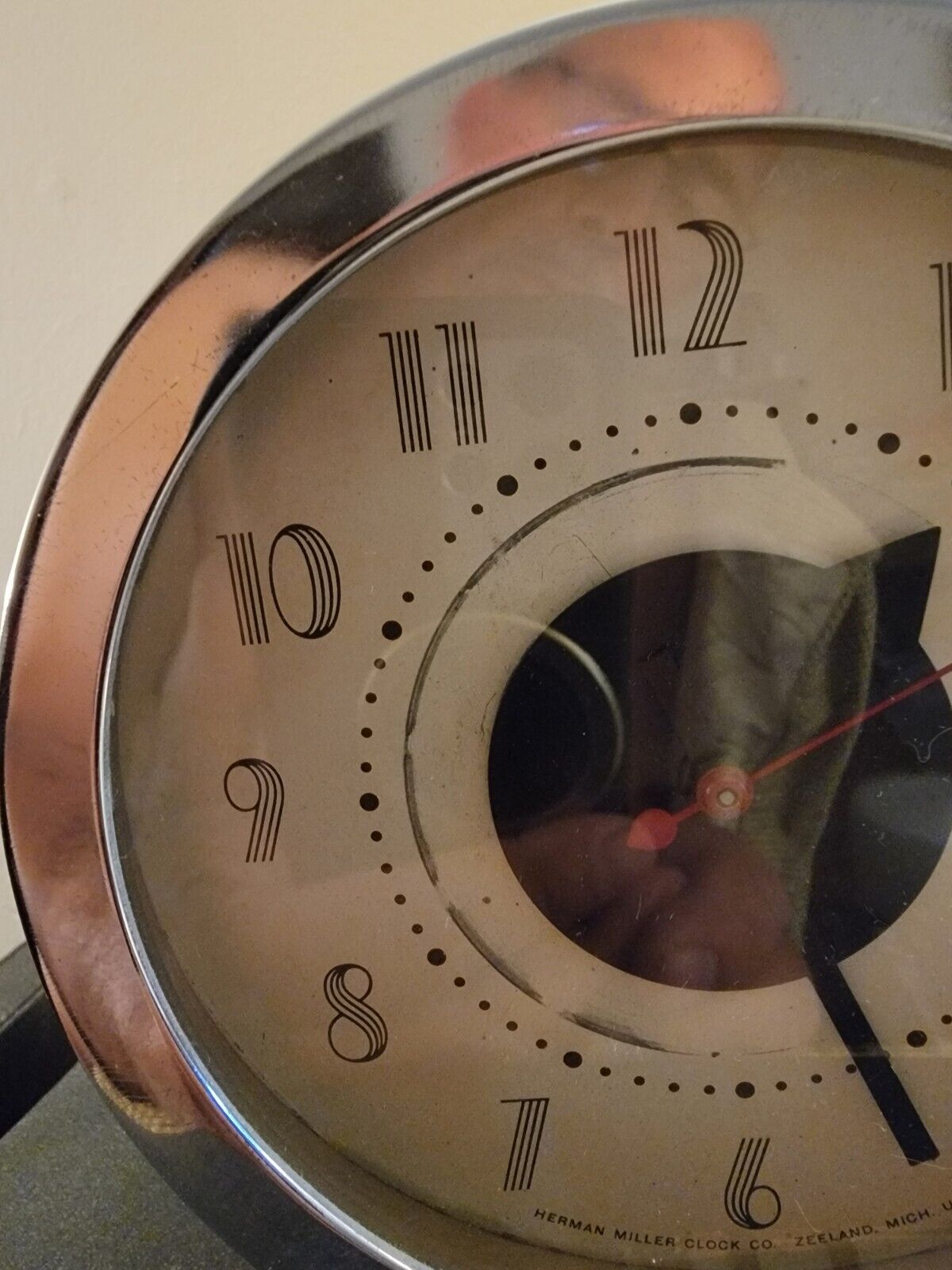 Rare Gilbert Rohde Machine Age electric clock mode  exhibited at the 1933-34...