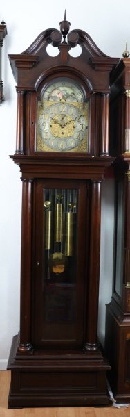 Rare 1910s Waltham 9 Tubular Grandfather Clock With Triple Chimes