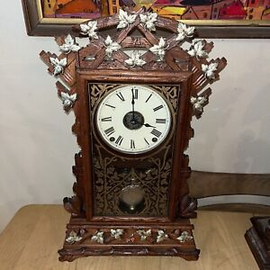 Antique Original Rare Seth Thomas Santa Fe City Series Mantle Pendulum Clock