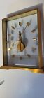 Jaeger LeCoultre Working! Skeleton Brass Clock, 15-Jewel Swiss Movement