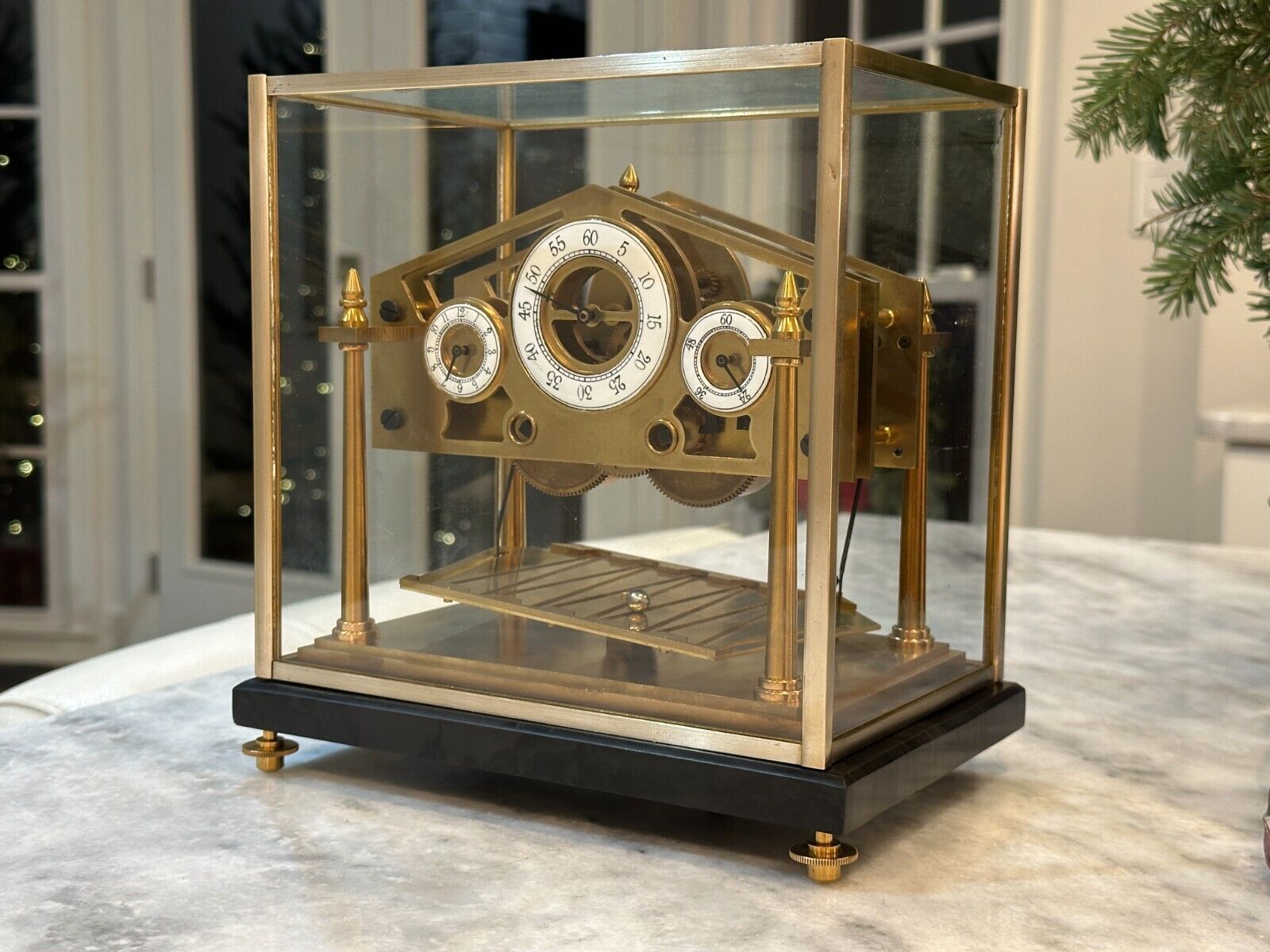 Mystery clock - Rare CONGREVE type rolling ball CLOCK - High quality mechanism.