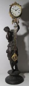 Antique Ansonia Juno model swinger clock