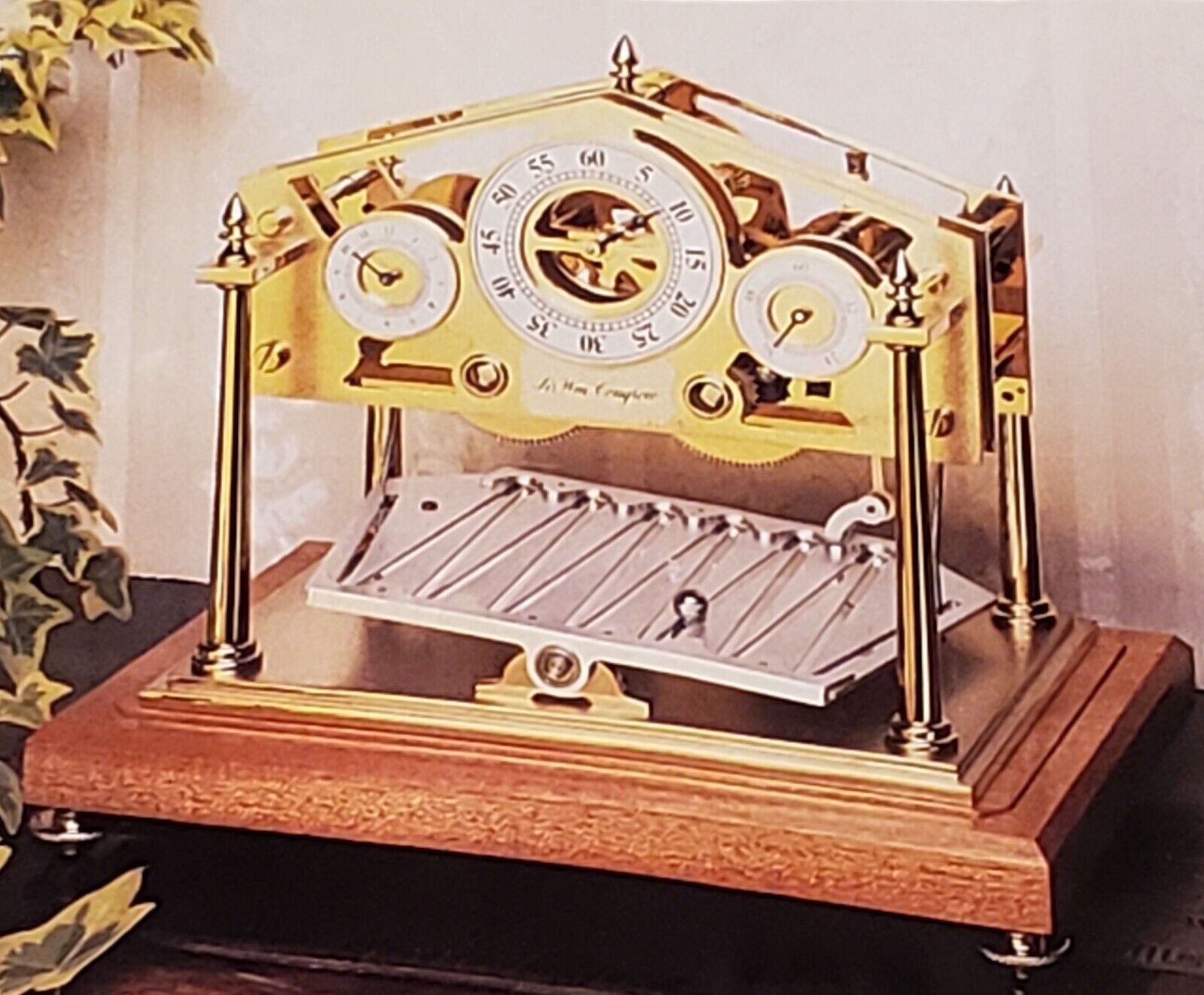 Vintage 1990's Congreve Rolling Ball Clock Kit - By Devon Clock Ltd. of England