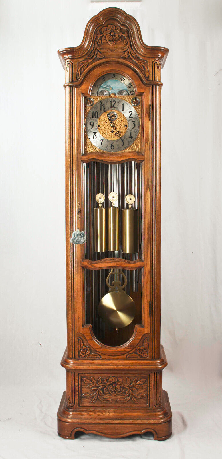 Herschede 9 tube grandfather clock @ 1970s Marquis de Lafayette model 117 Works