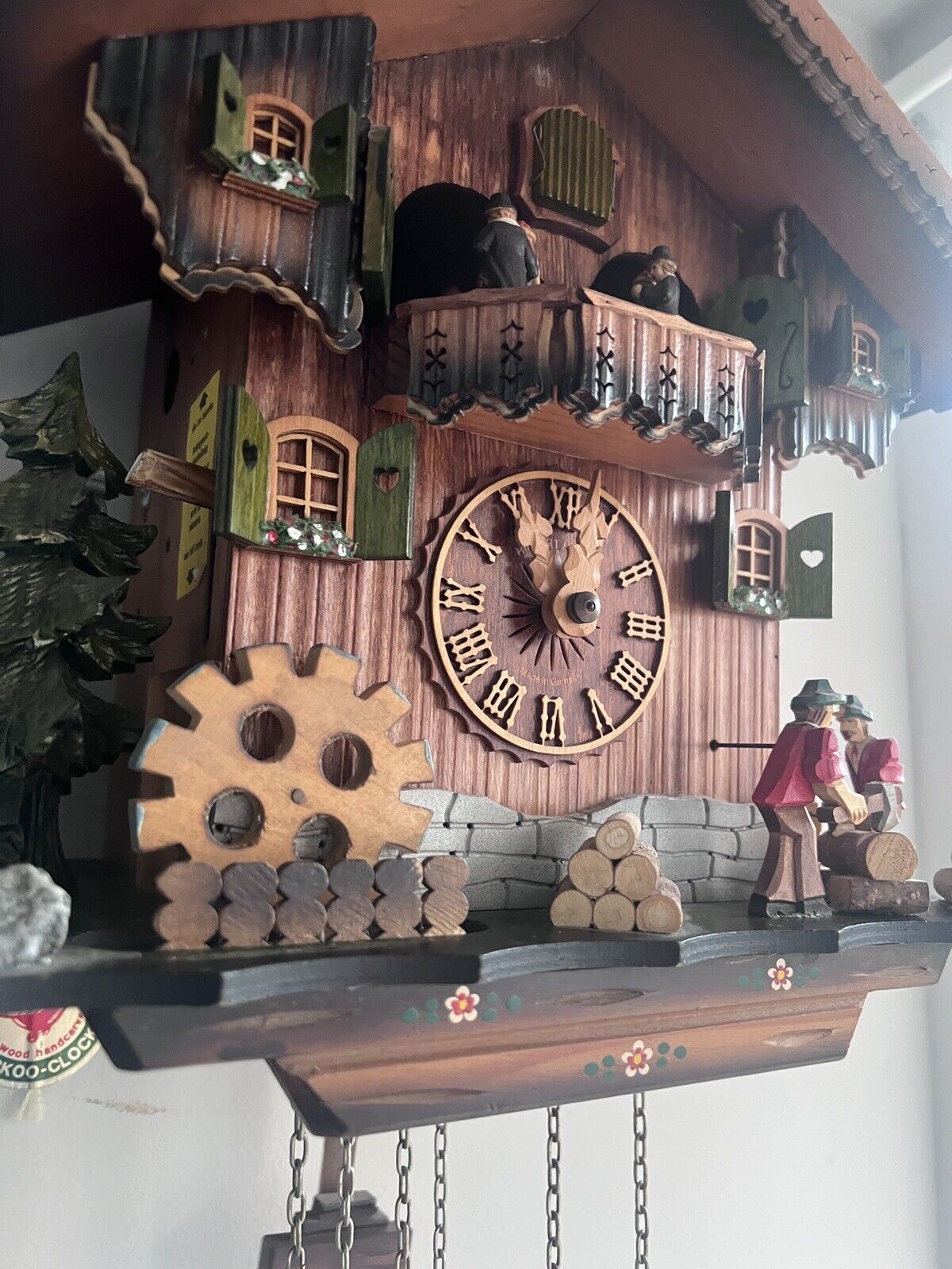 Hubert Herr With signature Of Reinhard Herr , Cuckoo Clock 8 Day