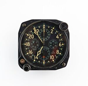 Hamilton 37500, 5 Dial WWII Aircraft Clock All Original!