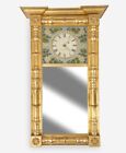 New Hampshire Mirror Wall Clock - Antique