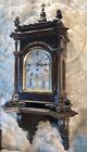 VERY RARE antique England,8 Bell & 5 Coiled,FUSSE MOVMENT Bracket Strikes Clock,