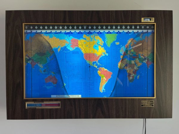 Geochron Kilburg World Clock - Original