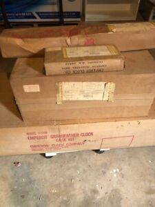 NIB 1976 Emperor Grandfather Clock Kit-Model 120 with 100M Movement-IN BOX
