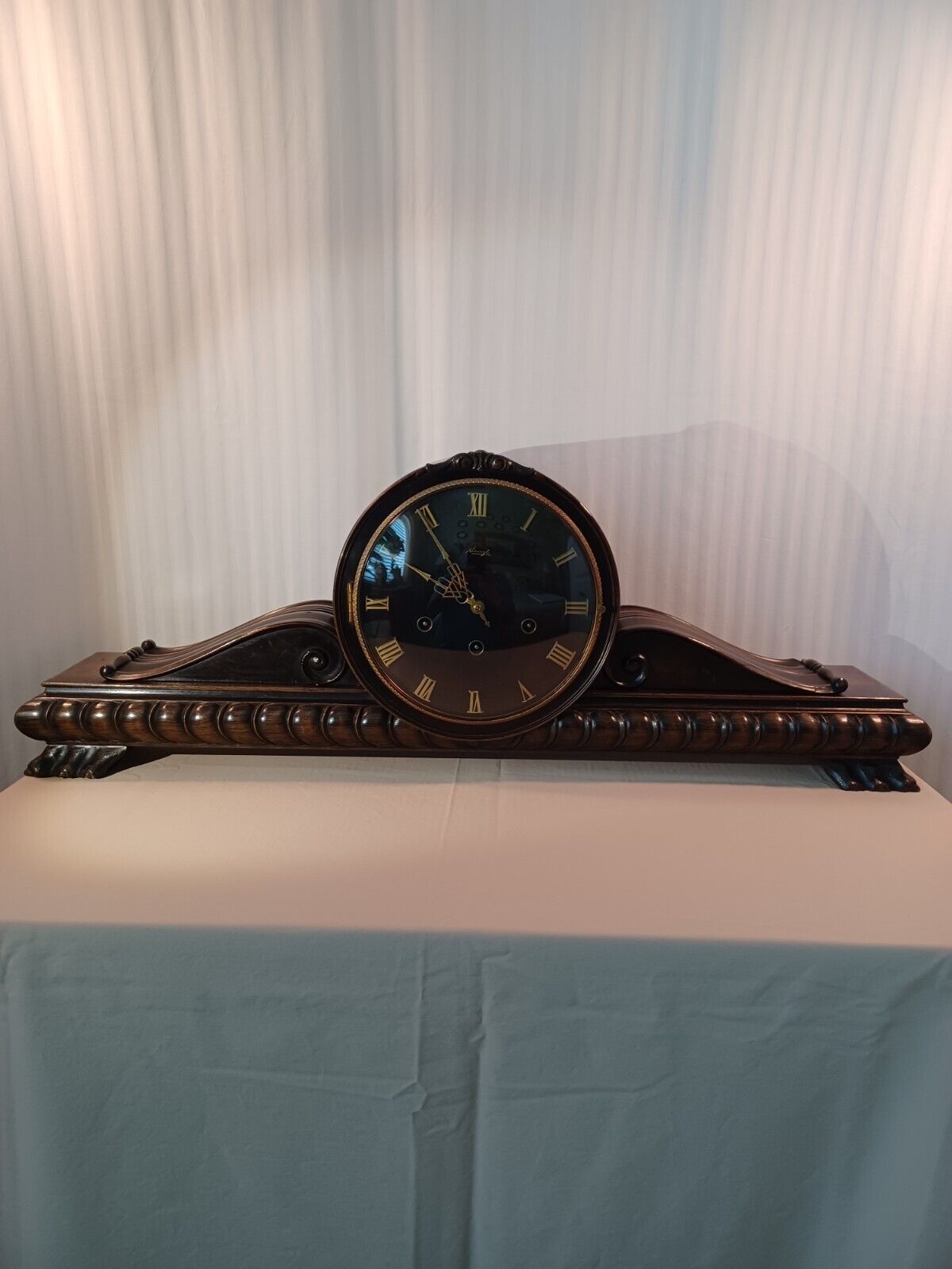 Antique GERMAN Westminster Mantle/Buffet Clock by KIENZLE : 1930-40’s NEW PRICE!