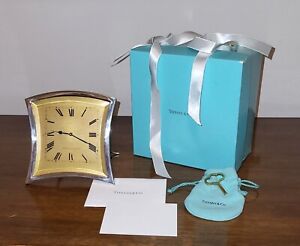 FINEST Ca. 1900 Tiffany & Co. {Paris} Sterling Silver 1/4 Repeating Strut Clock