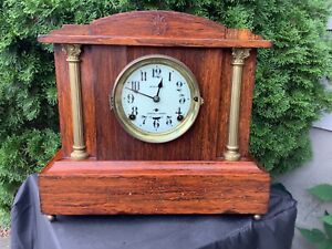 Seth Thomas 4 Bell Sonora Chime Clock 1 in Running Order  Sounds Good see Video