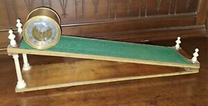 ANTIQUE RARE UNUSUAL INCLINE PLANE GRAVITY CLOCK W. ADNER PARIS FRANCE WORKING