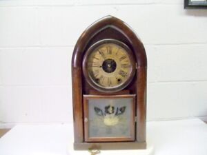 RARE E. C. BREWSTER BEEHIVE FUSEE CLOCK