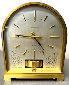 JAEGER LECOULTRE ~SER# 159164 “BORNE” ATMOS MANTLE CLOCK ~ RUNNING~ NO RES.