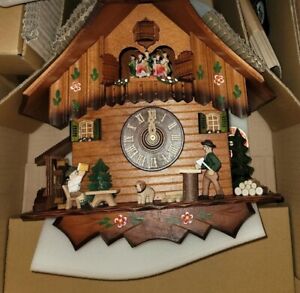 Cuckoo Clock by Anton Schneider Is chopper drinker water wheel 8TMT5407/10