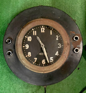 Rare Vintage/Antique Glo Dial Neon Industrial Garage Wall Clock