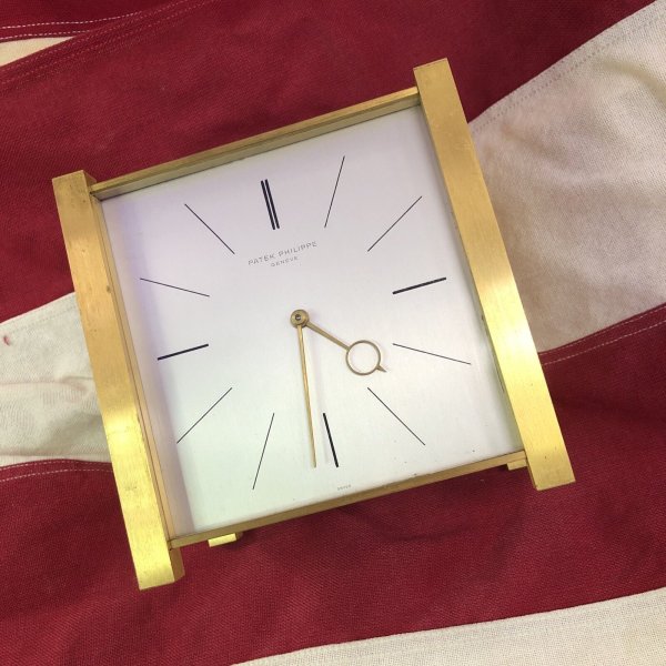 Patek Philippe Clock Pendule Carree Solar Clock Patik, Philippe Time Watch ?