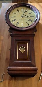 Early Boston Clock Co. /8 Day /Weight Wall Regulator/ Cherry/ Movt. Serial # 20