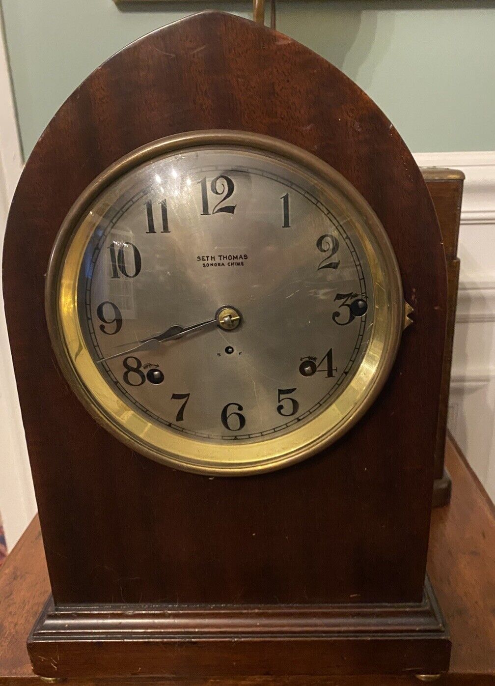 Antique Seth Thomas 8 Bell Sonora Chime Model #214 Westminster and Whittington
