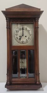 Antique 1890sGerman Adler GongRegulator wall clock,Friedrich Mauthe Schwenninger