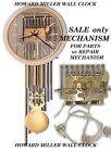 ?HOWARD MILLER FOCAL TUFOCL POINT WALL CLOCK MECHANICAL MECHANISM ORIGINAL WATCH