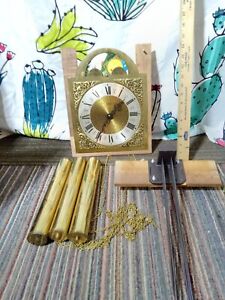 Vintage Emperor Grandmother  Clock Model Parts:Face, chime chain,  etc...
