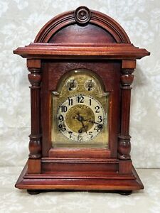 Antique Kienzle Mantel Clock Runs Strikes Chimes #39628 Westminster Chimes