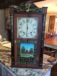 Silas Hoadley  Shelf Alarm Clock circa”1825” Independence Hall