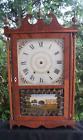 Antique 1820 Mark Leavenworth Pillar Scroll Mantle Clock RUNS VIDEO - Eli Terry