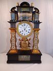 Antique AUSTRIAN BIEDERMEIER Music Box Mantle/Table Clock Circa: Early 1850s Era