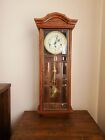 Ansonia Gold Medallion Beveled Glass Mechanical Triple Chime Clock Model 626