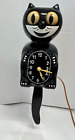 RESTORED ORIGINAL D3 bakelite vintage electric kit cat klock kat clock 50’s GLOW