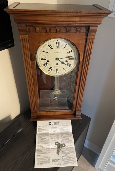 Genuine Howard Miller Alcott Mechanical Westminster Wall Clock 613-229 - Germany