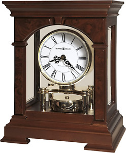 Carey Table Clock 547-732 Brushed Brass with Quartz Movement