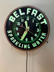 Vintage Neon Clock GLO-DIAL BELFAST Original