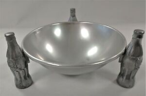 Coca  Cola 1935 Aluminum Pretzel Dish - Near Mint Condition