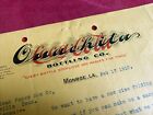 Coca-Cola 1915 Ouachita Biedenharn Bottling Co. Monroe LA Letter RARE!