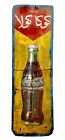 Extremely Rare Vintage Coca-Cola Sign (2 Pieces) 48"x16" Arabic 